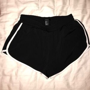 Forever 21 Striped Dolphin Shorts